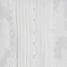 Load image into Gallery viewer, Vintage Pearl Lace Lantern Sleeves Blouse