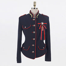 Load image into Gallery viewer, Vintage Designer Military Button Suit Blazer Jacket