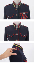 Load image into Gallery viewer, Vintage Designer Military Button Suit Blazer Jacket