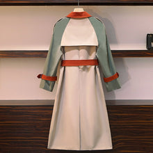 Load image into Gallery viewer, Designer Retro Vintage Trench Coat