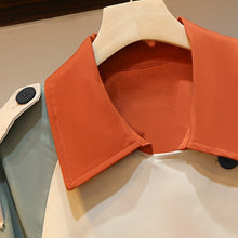 Load image into Gallery viewer, Designer Retro Vintage Trench Coat