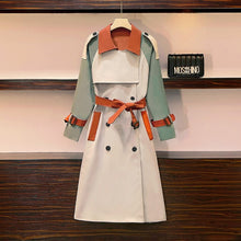Load image into Gallery viewer, Designer Retro Vintage Trench Coat
