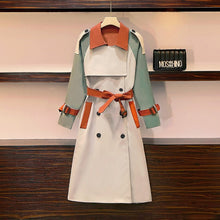 Load image into Gallery viewer, Designer Retro Vintage Trench Coat