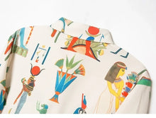 Load image into Gallery viewer, Designer Sustainable Retro Pharaonic Ancient Egypt Shirt - Pretty Fashionation