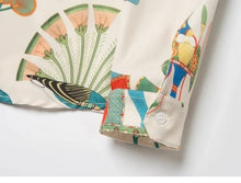 Load image into Gallery viewer, Designer Sustainable Retro Pharaonic Ancient Egypt Shirt - Pretty Fashionation