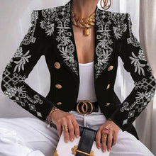 Load image into Gallery viewer, Designer British Style Asymmetric Blazer Jacket