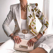 Load image into Gallery viewer, Designer British Style Asymmetric Blazer Jacket