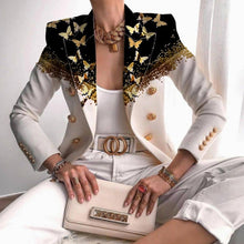 Load image into Gallery viewer, Designer British Style Asymmetric Blazer Jacket