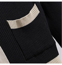 Load image into Gallery viewer, French Vintage Knitted Sweater Dress