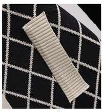 Load image into Gallery viewer, French Vintage Knitted Sweater Dress