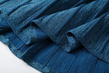 Load image into Gallery viewer, Designer Knit Dress Top & Pleated Skirt Two-Piece Set