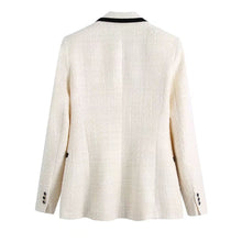 Load image into Gallery viewer, Vintage Chic Tweed Blazer Jacket