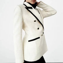 Load image into Gallery viewer, Vintage Chic Tweed Blazer Jacket