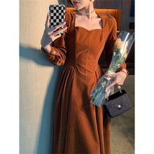 Load image into Gallery viewer, Retro Velvet French Fairy Dress