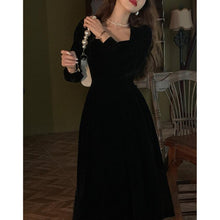 Load image into Gallery viewer, Retro Velvet French Fairy Dress