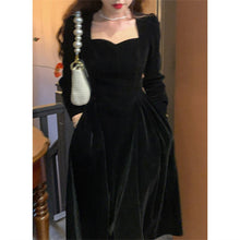Load image into Gallery viewer, Retro Velvet French Fairy Dress