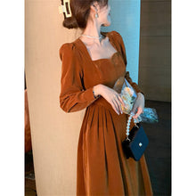 Load image into Gallery viewer, Retro Velvet French Fairy Dress