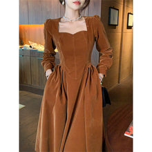 Load image into Gallery viewer, Retro Velvet French Fairy Dress