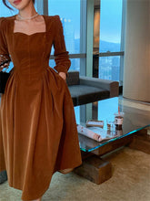 Load image into Gallery viewer, Retro Velvet French Fairy Dress