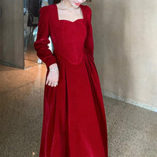 Load image into Gallery viewer, Retro Velvet French Fairy Dress