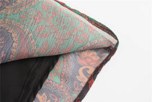 Load image into Gallery viewer, Ethnic Vintage Paisley Blouse Mini Dress