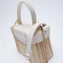 Load image into Gallery viewer, Vintage Flip Woven Crossbody Straw Rattan Bag