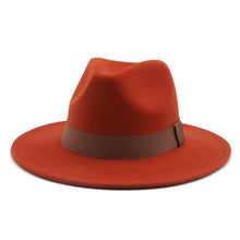 Load image into Gallery viewer, Panama Fedora Wide Brim Ribbon Band Hat | +20 Colours