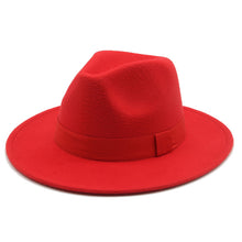 Load image into Gallery viewer, Panama Fedora Wide Brim Ribbon Band Hat | +20 Colours