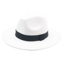 Load image into Gallery viewer, Panama Fedora Wide Brim Ribbon Band Hat | +20 Colours