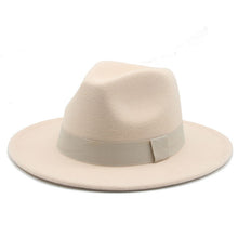Load image into Gallery viewer, Panama Fedora Wide Brim Ribbon Band Hat | +20 Colours