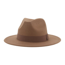 Load image into Gallery viewer, Panama Fedora Wide Brim Ribbon Band Hat | +20 Colours