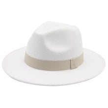 Load image into Gallery viewer, Panama Fedora Wide Brim Ribbon Band Hat | +20 Colours