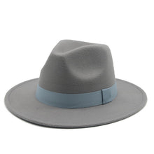 Load image into Gallery viewer, Panama Fedora Wide Brim Ribbon Band Hat | +20 Colours