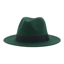 Load image into Gallery viewer, Panama Fedora Wide Brim Ribbon Band Hat | +20 Colours