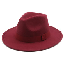 Load image into Gallery viewer, Panama Fedora Wide Brim Ribbon Band Hat | +20 Colours