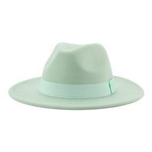 Load image into Gallery viewer, Panama Fedora Wide Brim Ribbon Band Hat | +20 Colours