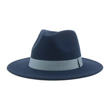 Load image into Gallery viewer, Panama Fedora Wide Brim Ribbon Band Hat | +20 Colours
