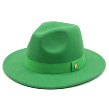 Load image into Gallery viewer, Panama Fedora Wide Brim Ribbon Band Hat | +20 Colours