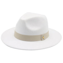 Load image into Gallery viewer, Panama Fedora Wide Brim Ribbon Band Hat | +20 Colours