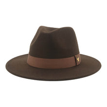 Load image into Gallery viewer, Panama Fedora Wide Brim Ribbon Band Hat | +20 Colours