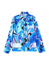 Load image into Gallery viewer, Retro Psychedelic Blouse & Pants