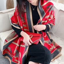 Load image into Gallery viewer, Équestre Luxury Cashmere Pashmina Shawl Scarf