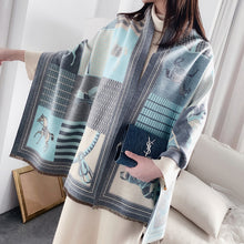 Load image into Gallery viewer, Équestre Luxury Cashmere Pashmina Shawl Scarf