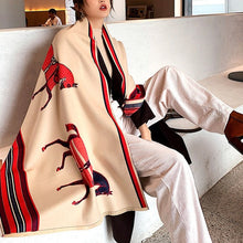 Load image into Gallery viewer, Équestre Luxury Cashmere Pashmina Shawl Scarf