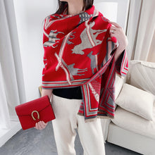 Load image into Gallery viewer, Équestre Luxury Cashmere Pashmina Shawl Scarf