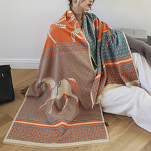 Load image into Gallery viewer, Équestre Luxury Cashmere Pashmina Shawl Scarf