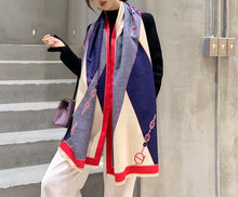 Load image into Gallery viewer, Équestre Luxury Cashmere Pashmina Shawl Scarf