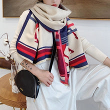 Load image into Gallery viewer, Équestre Luxury Cashmere Pashmina Shawl Scarf