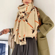 Load image into Gallery viewer, Équestre Luxury Cashmere Pashmina Shawl Scarf