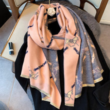 Load image into Gallery viewer, Équestre Luxury Cashmere Pashmina Shawl Scarf